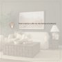 71298 - Trellyn 48" Dark Brown Wood w/ Carved Woven Base Square Coffee Table