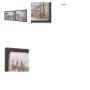 16371 - Fields & Rows by Mercana Studio Textured Framed Artwork Matted under Glass (Set of 2)