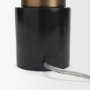 71525 - Aura Gray-Black Marble w/ Brass Table Lamp