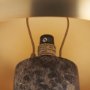 71526 - Lume Brown Marble w/ Brass Dome Shade Table Lamp