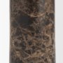 71526 - Lume Brown Marble w/ Brass Dome Shade Table Lamp