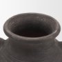 71564 - Creta Black Terracotta Double Handle Vase