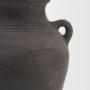 71564 - Creta Black Terracotta Double Handle Vase