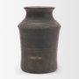 71565 - Creta 10" Black Terracotta Planter Vase