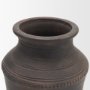 71565 - Creta 10" Black Terracotta Planter Vase