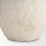 71568 - Noli Antiqued White Dotted Paper Mache Decorative Planters