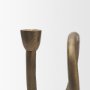 71625 - Serpens Brass Metal Large Candleholder