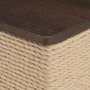71629 - Chord Woven Frame w/ Brass Handle Decorative Box Set
