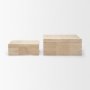 71633 - Tulum White-Washed Wood Parquet Decorative Box Set