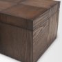 71634 - Tulum Brown Wood Parquet Decorative Box Set