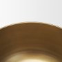 71639 - Voss Brass Metal w/ Dark Wood Lid Canister