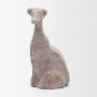 71644 - Anubis Grey Washed Metal Decorative Dog Object