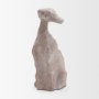 71644 - Anubis Grey Washed Metal Decorative Dog Object