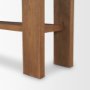 71913 - Carmel Console Table | Raffia w/ Brown Wood