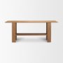 71913 - Carmel Console Table | Raffia w/ Brown Wood