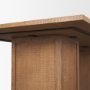 71914-AB - Carmel Rectangular Dining Table | 94" | Raffia w/ Brown Wood