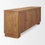 71915 - Carmel 4-Door Closed Sideboard | 82" | Raffia w/ Brown Wood