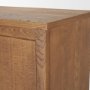 71919 - Carmel 2-Door Tall Cabinet | 78" | Raffia w/ Brown Wood