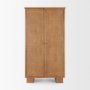 71919 - Carmel 2-Door Tall Cabinet | 78" | Raffia w/ Brown Wood
