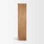 71919 - Carmel 2-Door Tall Cabinet | 78" | Raffia w/ Brown Wood
