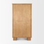 71919 - Carmel 2-Door Tall Cabinet | 78" | Raffia w/ Brown Wood