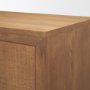 71920-AB - Carmel Writing Desk | Raffia w/ Brown Wood