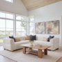 718221-G - Warner Stripe 3 Piece Sofa Set w/S Corner Piece
