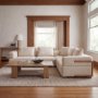 718232-I - Warner Frame 3 Piece Sofa Set w/S Corner Piece w/Back Cushions