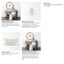 68876-CFD - Suzanne 14x26 White/Black Square Pattern Pillow Cover w/Filler