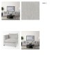 69567-E - Valence 3 Piece (W/ 2 x Ottoman) Light Gray Modular Sofa Set