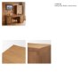 71920-AB - Carmel Writing Desk | Raffia w/ Brown Wood