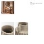 71560 - Jiya 12" Natural Ardi Paper Mache Double Handle Pot