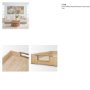71628 - Strata Fluted White-Washed Wooden Decortative Tray