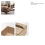 71630 - Chord Woven White-Washed w/ Brass Handle Decorative Box Set