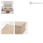 71633 - Tulum White-Washed Wood Parquet Decorative Box Set